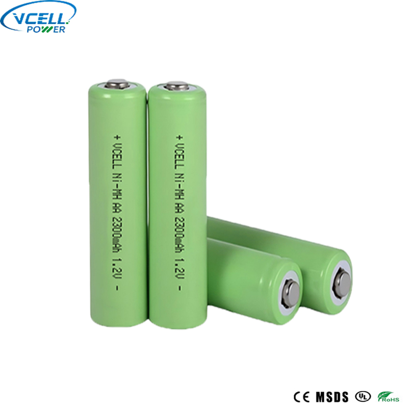 1.2V 2300mAh 単三充電式ニッケル水素電池