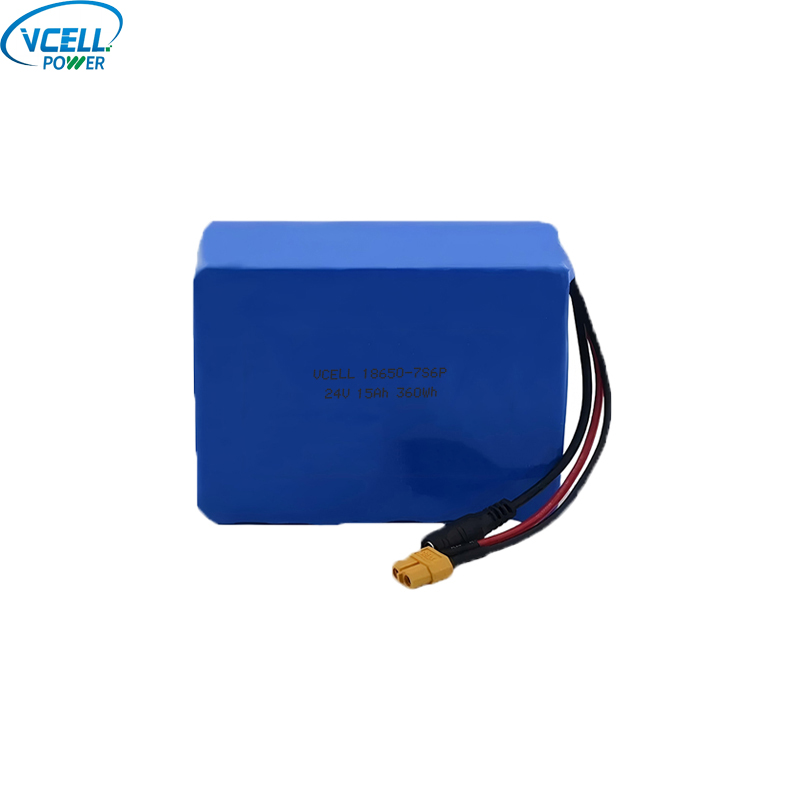 24V 15Ah 電動自転車リチウムイオンバッテリー