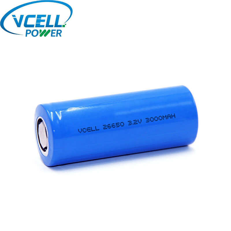 3.2V 3000mAh 9.60Wh IFR26650 LiFePO4 バッテリー